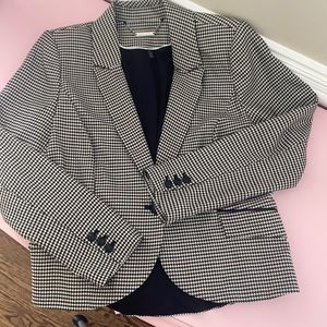 White House Black Market houndstooth blazer, 12P,